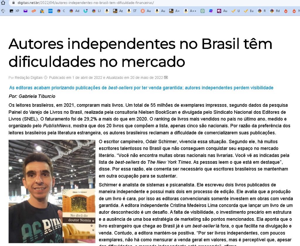 Autores independentes no Brasil têm dificuldades no mercado
