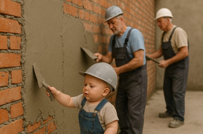 Crônica Bebês Reboque – A Nova Mão de Obra da Construção Civil