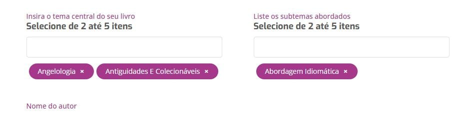 Gêneros e subgêneros clube de autores
